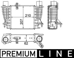 Mahle CI 264 000P - Chladič plniaceho vzduchu