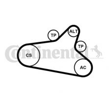Contitech 6PK1020 EXTRA K1 - Sada klinového rebrovaného remeňa -
