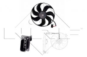 NRF 47204 - Ventilátor motora -