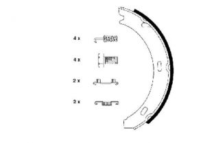 Textar 91032800 - Parkovacia brzda -