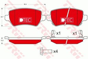 TRW GDB1515DTE - Brzdové platničky -