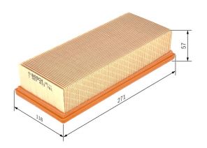 Bosch 1 457 433 781 - Vzduchový filter