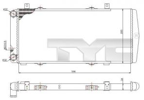 TYC 732-0002 - Chladič vody -