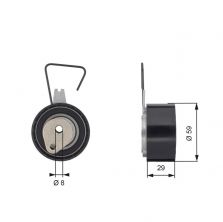 Gates T43141 - Napínacia kladka -