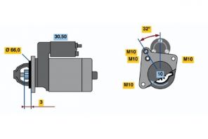 Bosch 0 986 018 591 - Štartér