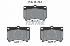 Textar 2127702 - Brzdové platničky -