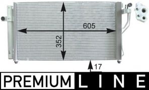 Mahle AC 438 000P - Kondenzátor