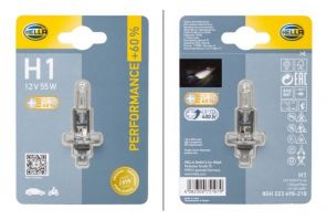 Hella 8GH 223 498-218 Performance Up To 60% H1 - Žiarovka dialkového svetlometu