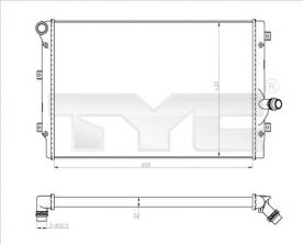 TYC 702-0024-R - Chladič vody -