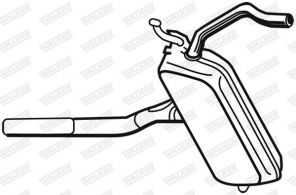 Walker 21479 - Stredný tlmič -