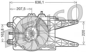 Denso DER09014 - Ventilátor motora