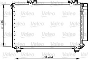 Valeo 814309 - Kondenzátor -