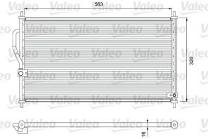 Valeo 818070 - Kondenzátor -