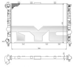TYC 701-0001-R - Chladič vody -
