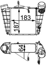 Mahle CI 298 000S - Chladič plniaceho vzduchu