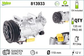 Valeo 813933 - Kompresor -