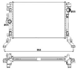 NRF 53027 - Chladič vody -