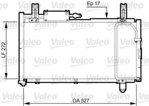 Valeo 814327 - Kondenzátor -