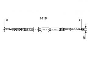 Bosch 1 987 482 178 - Brzdové lano -