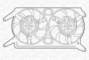 Magneti Marelli 069422243010 - Ventilátor motora