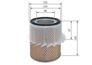 Bosch 1 987 429 169 - Vzduchový filter