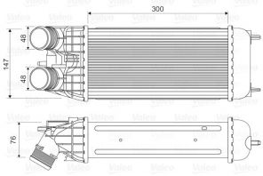 Valeo 818547 - Chladič plniaceho vzduchu -