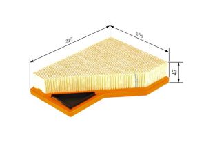 Bosch 1 457 433 100 - Vzduchový filter
