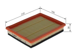 Bosch F 026 400 177 - Vzduchový filter -