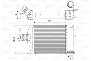 Valeo 818609 - Chladič plniaceho vzduchu -