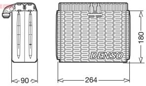Denso DEV01010 - Výparník -