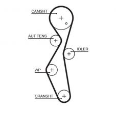 Gates 5672XS - Rozvodový remeň