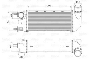 Valeo 818582 - Chladič plniaceho vzduchu -