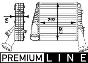Mahle CI 141 000P - Chladič plniaceho vzduchu