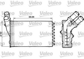 Valeo 812005 - Výmenník tepla vnútorného kúrenia -