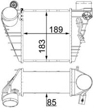 Mahle CI 22 000S - Chladič plniaceho vzduchu