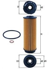 Knecht OX 1146D - Olejový filter -