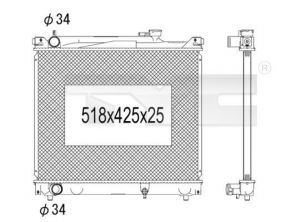 TYC 735-1001 - Chladič vody -