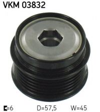 SKF VKM 03832 - Voľnobežka alternátora -