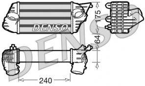 Denso DIT09120 - Chladič plniaceho vzduchu