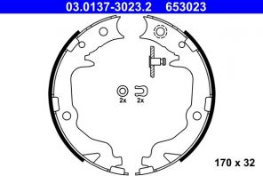 ATE 03.0137-3023.2 - Parkovacia brzda -