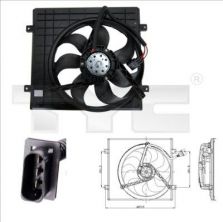 TYC 832-0002 - Ventilátor motora -
