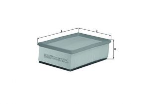 Knecht LX 1033 - Vzduchový filter