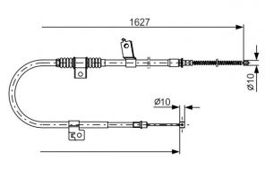 Bosch 1 987 482 274 - Brzdové lano -