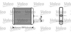 Valeo 812285 - Výmenník tepla vnútorného kúrenia -