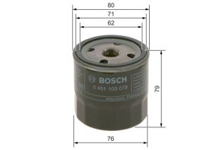 Bosch 0 451 103 204 - Olejový filter