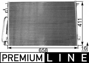 Mahle AC 295 000P - Kondenzátor