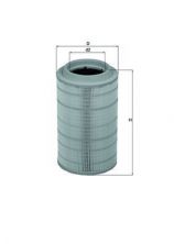 Knecht LX 1789 - Vzduchový filter