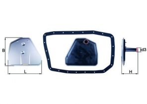 Knecht HX 162D - Hydraulický filter