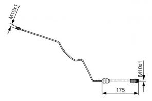 Bosch 1 987 481 419 - Brzdová hadica