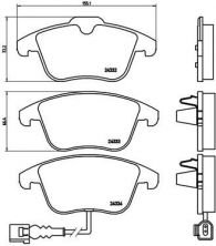 Brembo P 85 112X - Brzdové platničky -